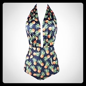 Halter style swim suit